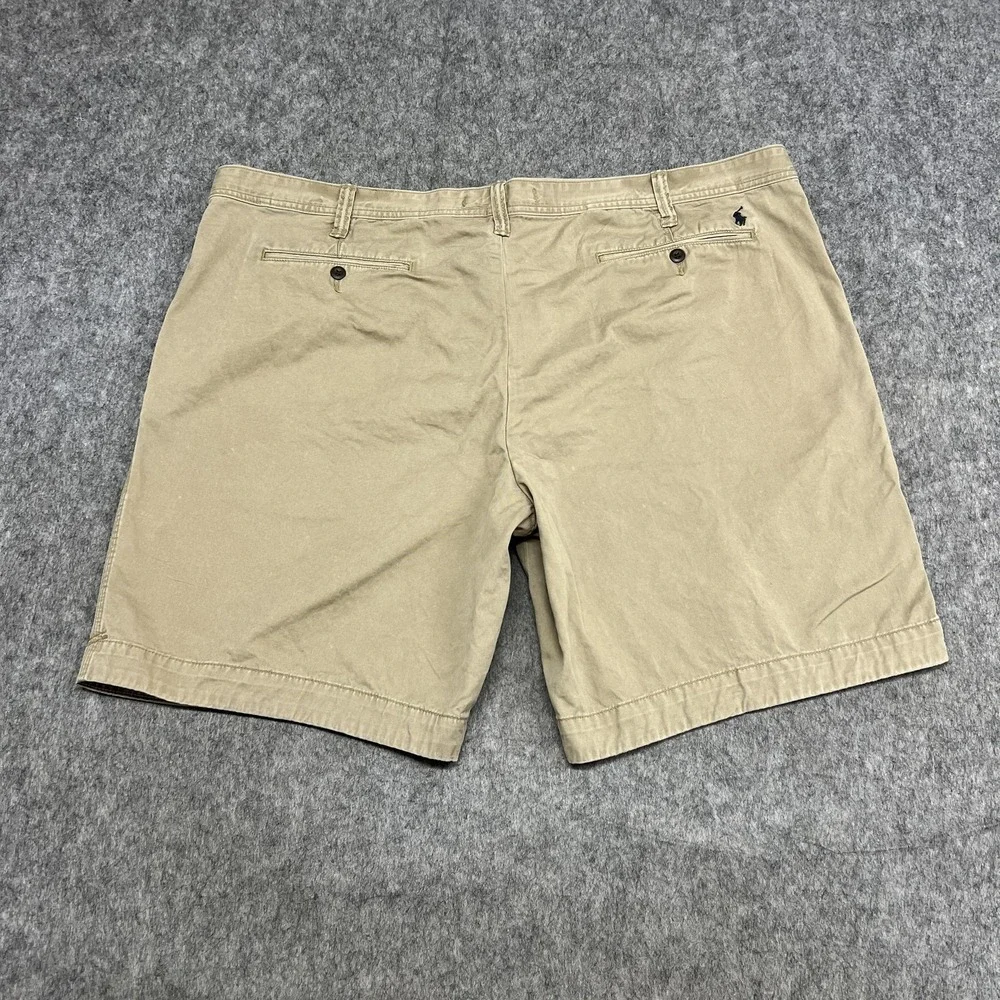 Polo Ralph Lauren Shorts Mens 48 Big Beige Classic Fit Chino Cotton Casual Prep‎